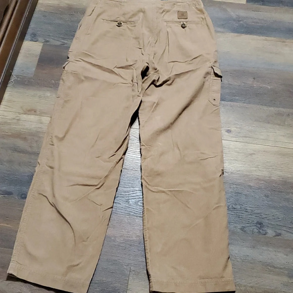 Lauren Ralph Lauren tan corduroy cargo pants excellent condition - Picture 8 of 9